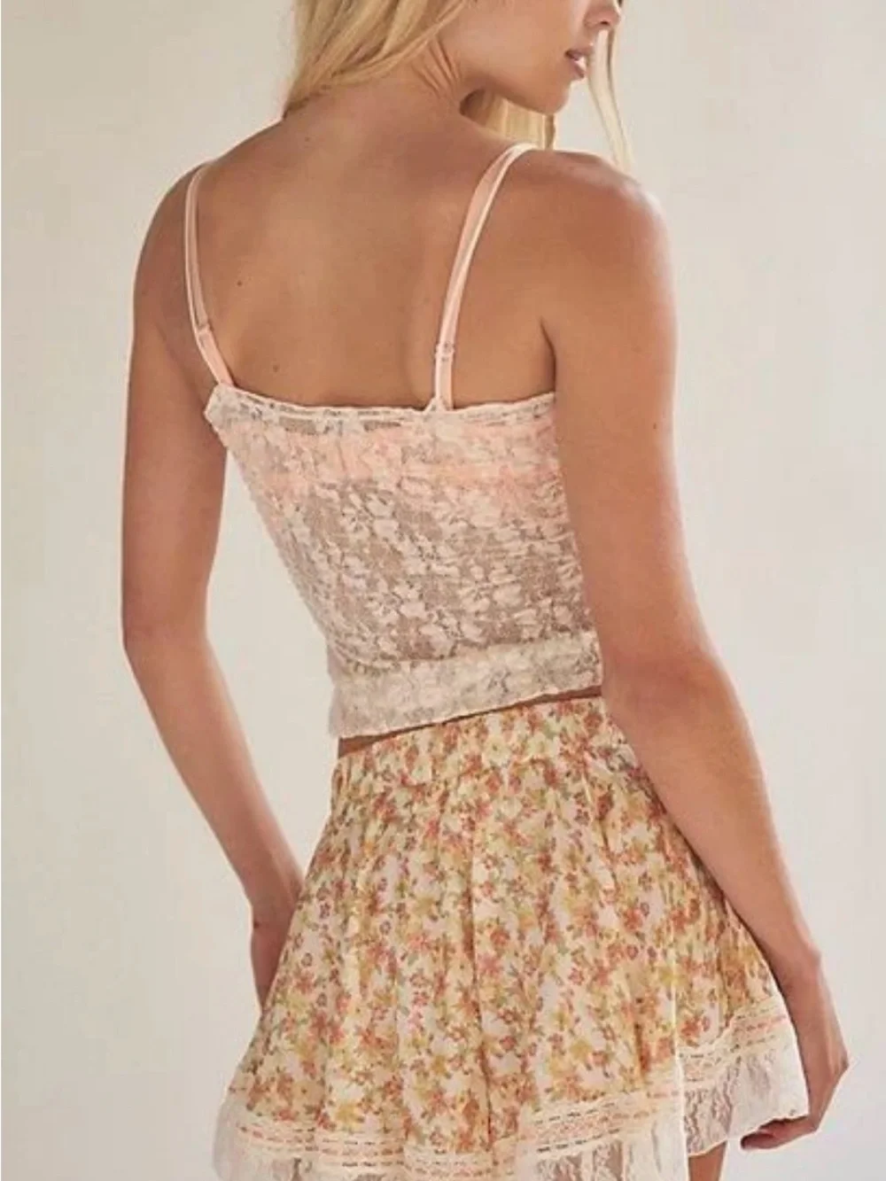 Free people Women's Natural Morning Breeze Shorts Sz M nwot - Picture 6 of 6